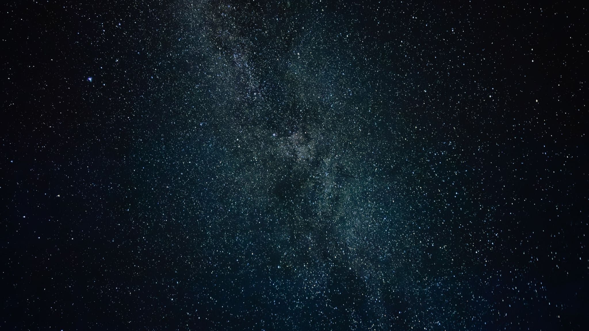 Milky Way and countless stars above the dark Limousin countryside